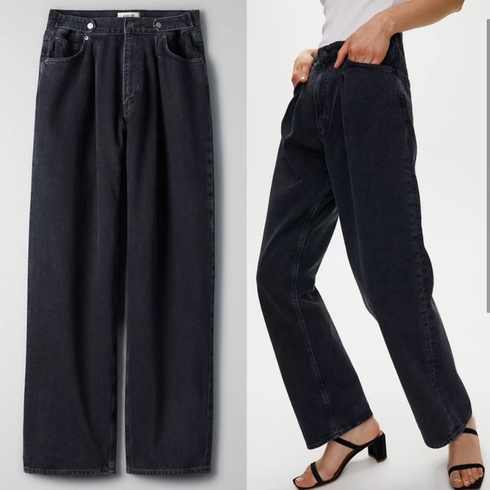 Agolde Baggy Tab Jeans Black Wash